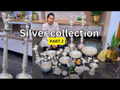 Pure Silver pooja items collection  | ನಮ್ಮ ಮನೆಯ ಬೆಳ್ಳಿ ಪೂಜಾ ಸಾಮಗ್ರಿಗಳು