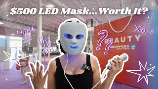 NEW $500 Shark CryoGlow LED Mask Unboxing & Testing | Inside Shoppers Beauty+ Event