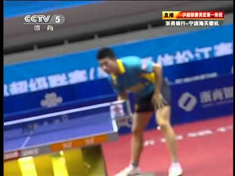 2011 China Super League @CCTV : MA Lin - MA Long [Full Match 1/4]