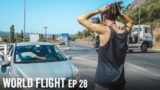 I HAD A CAR ACCIDENT! - World Flight Episode 28