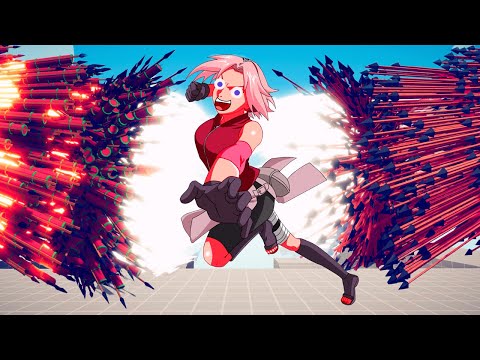 SAKURA (NARUTO ANIME) vs EVERY GOD - Totally Accurate Battle Simulator TABS
