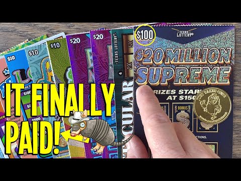 This Ticket Finally PAID! $290 Lottery Tickets