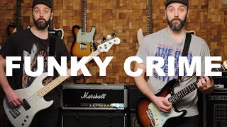 Funky Crime - Red Hot Chili Peppers (Bass and Guitar cover)