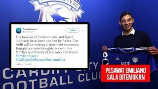 Pesawat Pemain Cardiff City Ditemukan, Pihak Berwajib Akan Segera Keluarkan Pernyataan