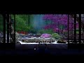 Relaxing River Sounds Through Zen Garden W View From Japanese Tea House For Sleep Study Relaxing