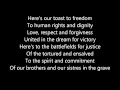 Anti Flag - Toast To Freedom lyrics 