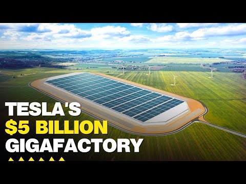 Inside Tesla's Giant $5 Billion Gigafactory