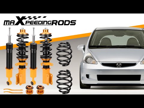 How to Install MaxpeedingRods Coilovers, 2007-2008 Honda Fit GD