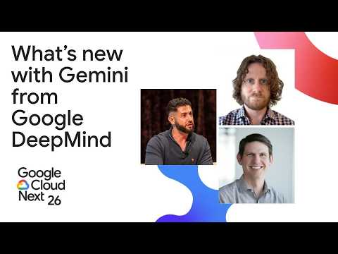 Video Thumbnail: What's new with Gemini from Google DeepMind