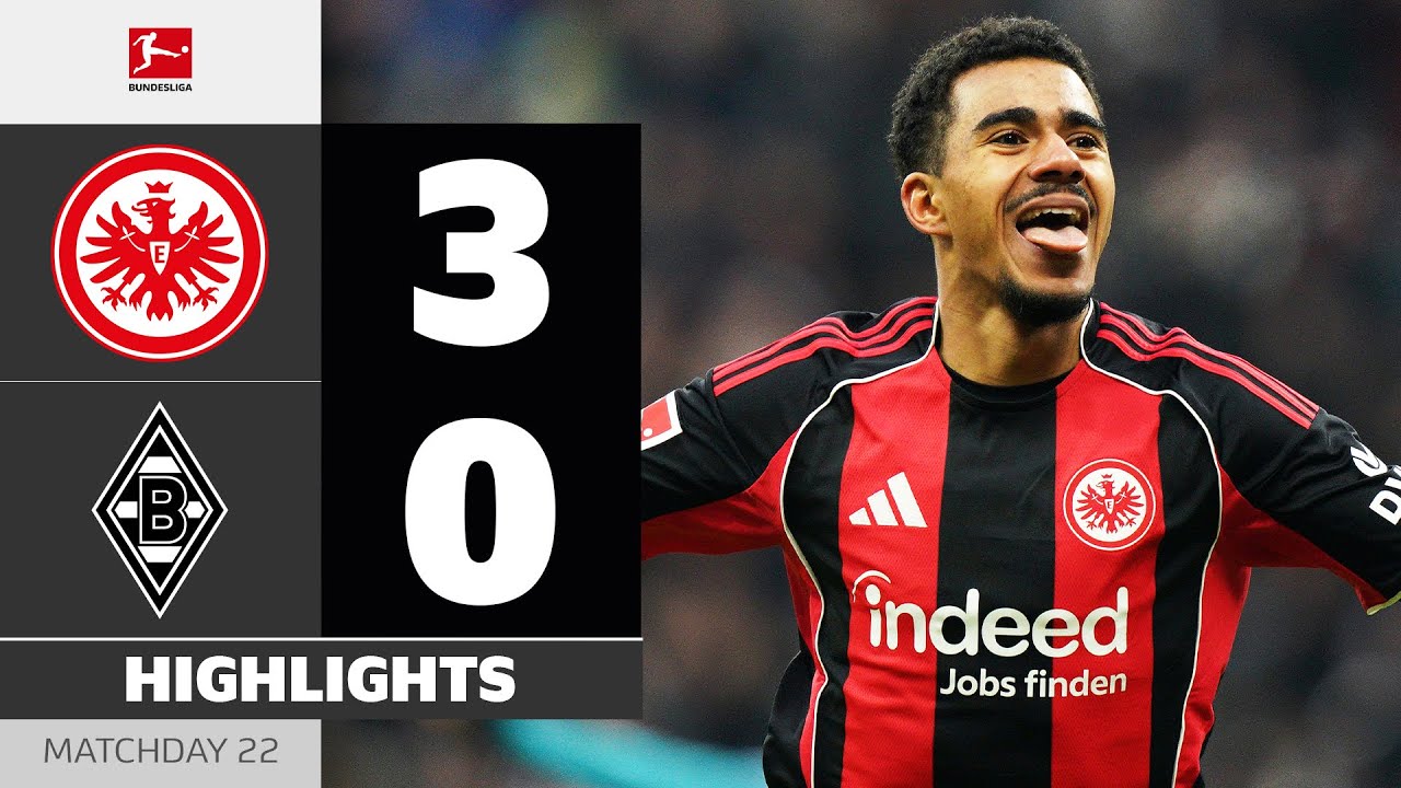 Eintracht Frankfurt vs Borussia M'gladbach Highlights