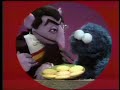 Classic Sesame Street Cookie Monster And Count Cooperate HQ Full Version HQ 1972