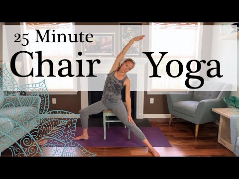 25 MINUTE CHAIR YOGA FOR SENIORS & THOSE WITH LIMITED MOBILITY - All levels