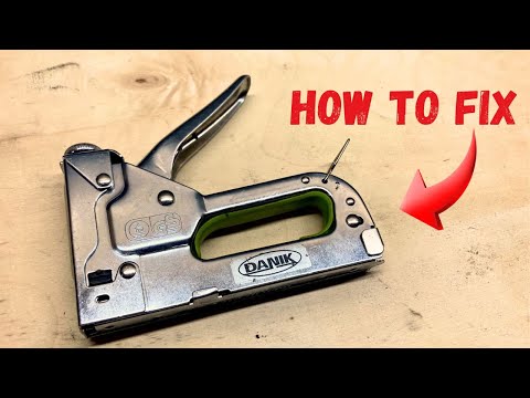 How to Repair a Manual Staple Gun | Easy Fix for Jammed or Broken Stapler