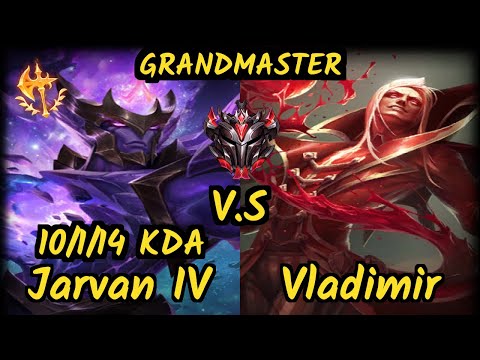 CONQUEROR JARVAN IV - OPT Allorim vs VLADIMIR - 10/1/14 KDA TOP GAMEPLAY - NA GRANDMASTER v9.6