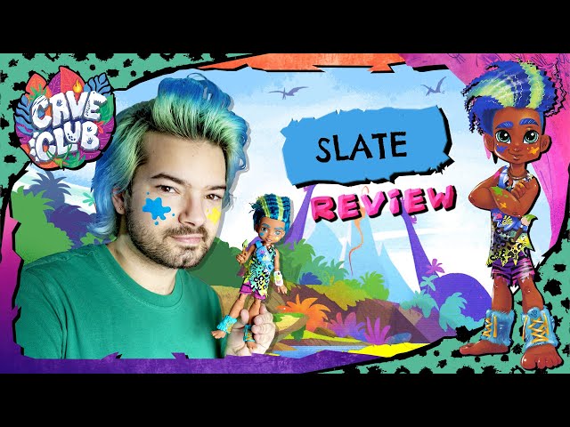 Vídeo relacionado con Mattel Cave Club Muñeco Slate, muñeca prehistórica con Mascota y Accesorios GNL87