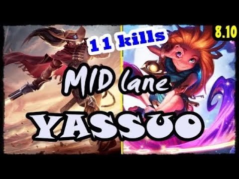 YASSUO Yasuo MID - Yasuo vs Zoe Stream 8.10 Gameplay Season 8