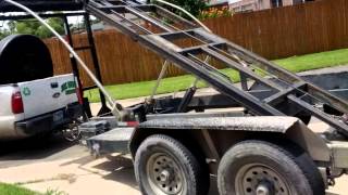 Drinking two-year-old Capri Suns at a junk removal in Dallas Texas