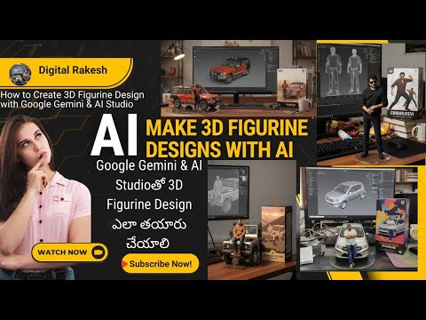 Create Stunning 3D Figurines with Google Gemini  AI Studio and Full Tutorial 2025