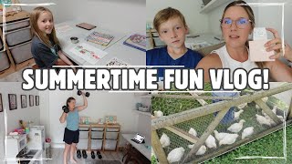 SUMMER MORNINGS - FITNESS, HOMESTEADING, & FUN ACTIVITIES! | DAY IN THE LIFE | best gift for kids