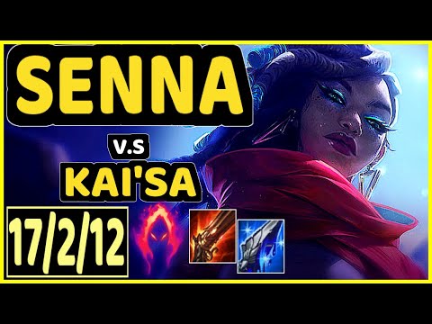 VIPER (SENNA) vs KAI'SA - 17/2/12 KDA BOTTOM ADC GAMEPLAY - KR Ranked GRANDMASTER