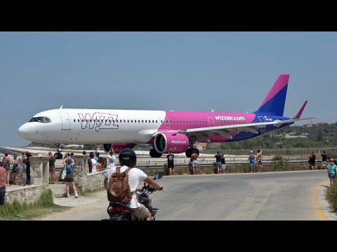 Skiathos Airport Summer 2024 Best bits, Jetblast and low landings compilation! Planespotting in 4K