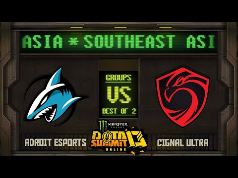 Adroit vs Cignal Game 1 - Monster Energy Dota Summit 13 Online SEA: Groups w/ MLP & johnxfire