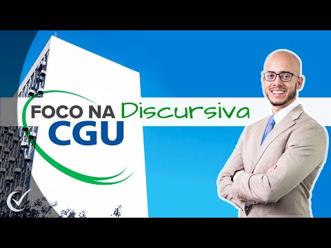 Foco na Discursiva - CGU 2021 (Pós-edital) - FGV - Cargos de Auditor e Técnico