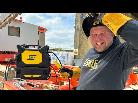 BATTERY POWERED WELDER, the best thing I’ve ever used! ESAB