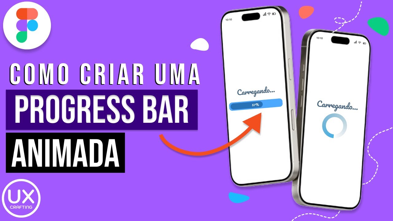 Como Criar uma BARRA DE PROGRESSO ANIMADA no Figma + Dica BONUS