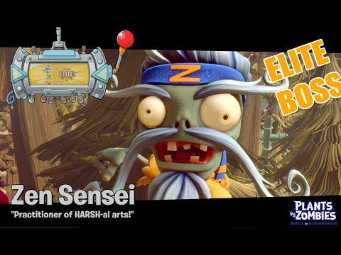 Zen Sensei ** ELITE BOSS **  Graveyard Ops - Plants vs Zombies - BFN