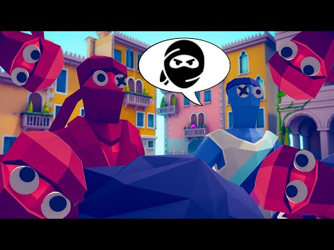 NINJA vs EVERY UNIT - Totally Accurate Battle Simulator (TABS Compilation)