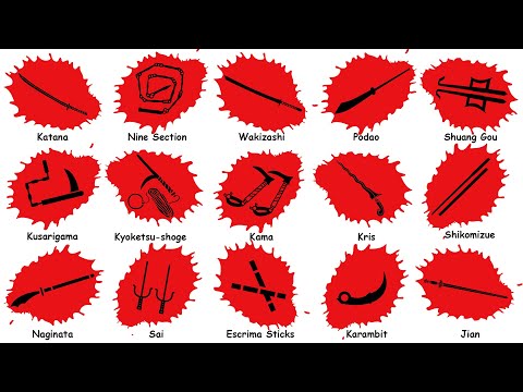 Every DEADLIEST MARTIAL ARTS WEAPON Explained in 10 Minutes