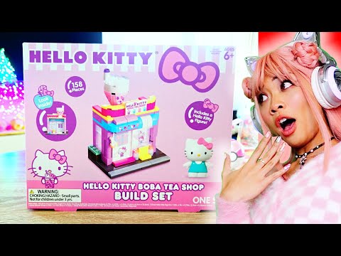 BUILDING A HELLO KITTY BOBA TEA SHOP!