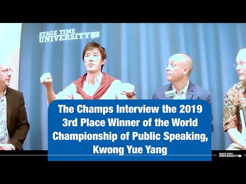 The Story Behind the 3rd Place Winner of the 2019 World Championship of Public Speaking
