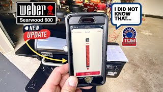Weber Searwood Pellet Smoker-Grill / Is it Hotter Using The Manual Mode? / Weber Updated Firmware?