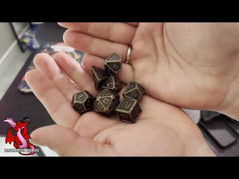 Excellent DnD Metal Dice Set with ENHANCE RPG Gaming Dice