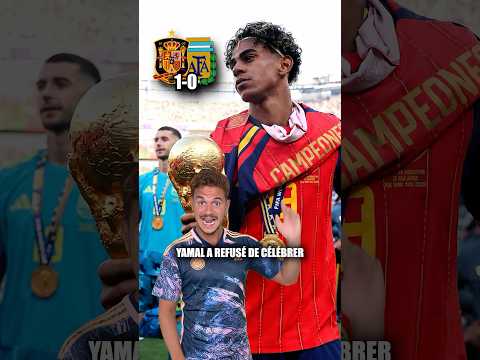 Yamal a refusé de célébrer sa victoire en Coupe du monde😱#lamineyamal #argentina #españa #football