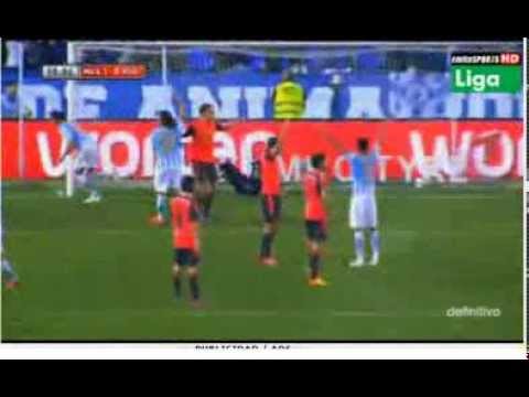 Malaga 1 Real Sociedad 0 (04/04/2015) GOL RECIO