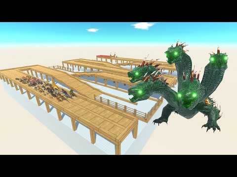 ESCAPE FROM ALIEN HYDRA #11 - Animal Revolt Battle Simulator - ARBS