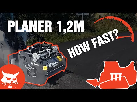 Trainers Tips and Tricks - How fast is Bobcat Planer?