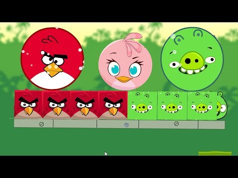 Angry Birds Kick Out Piggies - BAD PIGS GOT KICKED BY STELLA!
