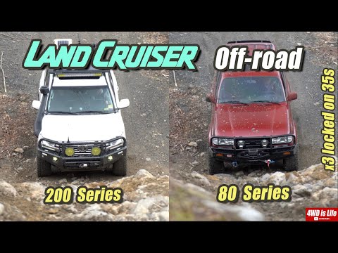 Toyota Land Cruiser 80 series vs 200 series - Off-Road Comparison