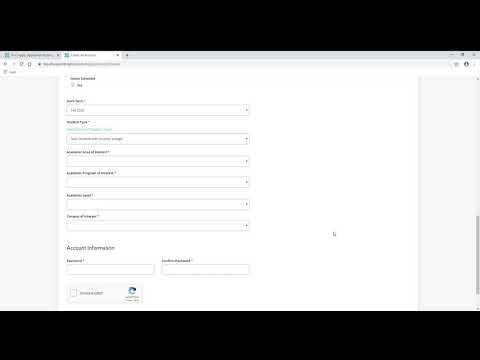 Tri C Application Create Account