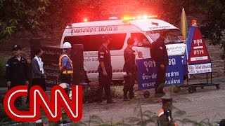 Witness: First 3 boys rescued from Thai cave
