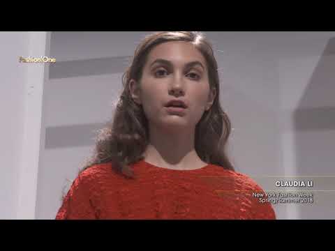 CLAUDIA LI New York Fashion Week SpringSummer 2018
