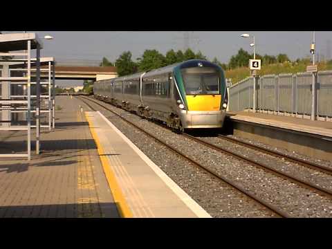 Intercity class 22000 DMU passes Park West station
