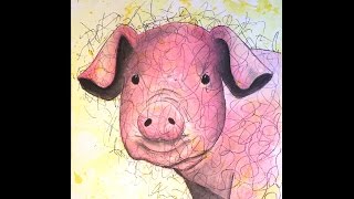 Pig Speed Painting (KC & The Sunshine Band - I'm Your Boogie Man)