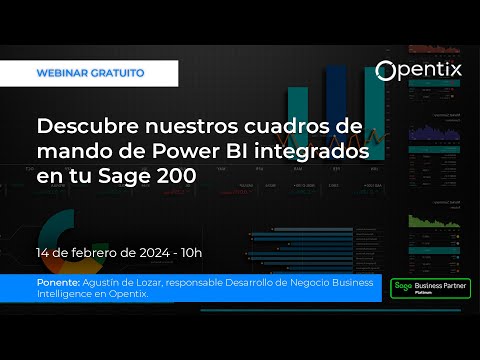 Descubre nuestros cuadros de mando de Power BI integrados en tu Sage 200