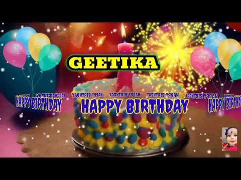 GEETIKA- happy birthday song/happy birthday song with name