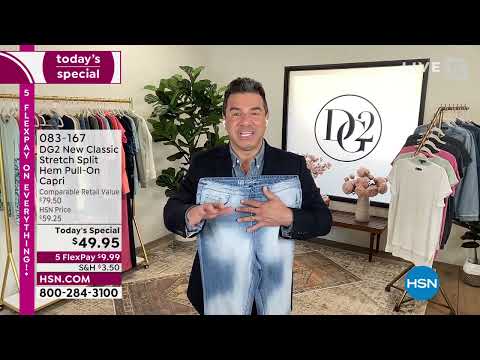 DG2 by Diane Gilman New Classic Stretch Split Hem PullOn...
